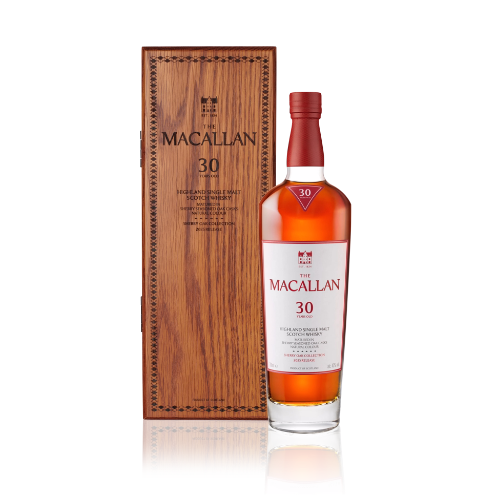 The Macallan Sherry Oak 30 Years Old, 2025 Release 750ml